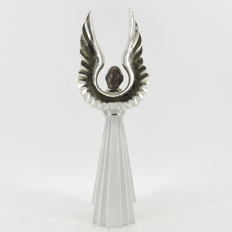 Angel Blanco/Dorado 44.50cm Resina Plastica