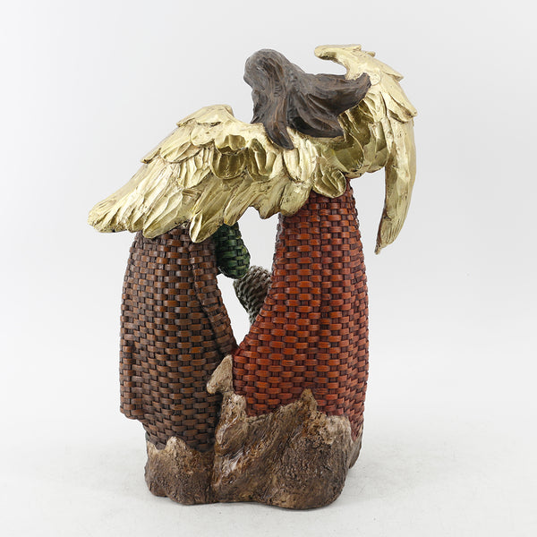 Sagrada Familia C/Angel 35cm Resina Plastica