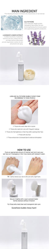 Glutathione Bubble Chewy Foam