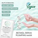 Retinol Serum Plumping Mask