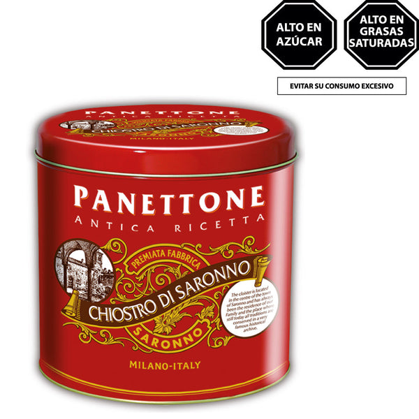 Lazzaroni Panettone Classico Elegance Red Tin 1k