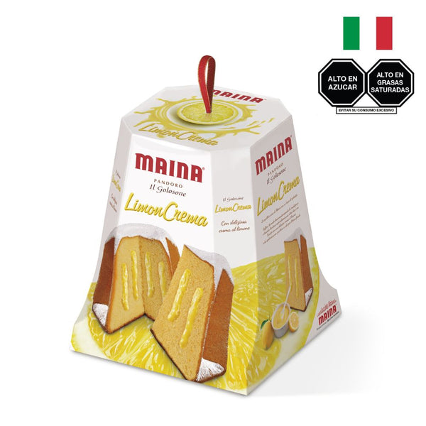 MAINA Panetón Pandoro Golosone Limon Crema x 750gr