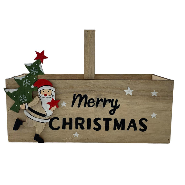 CAJA DECORATIVA DE NAVIDAD