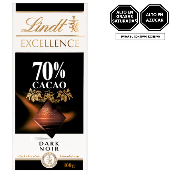 Lindt Chocolate Excellence 70% Cocoa 100gr (6266498351256)