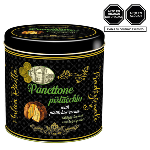 Lazzaroni Panettone Pistachio Luxury Lata 750GR