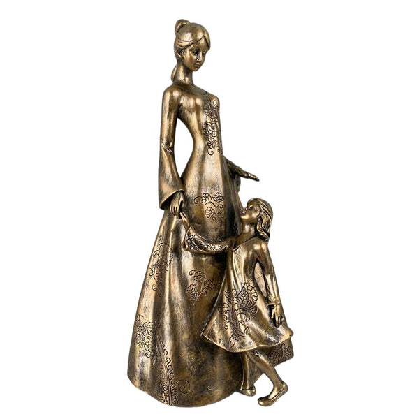 Figura Decorativa Madre y Niña