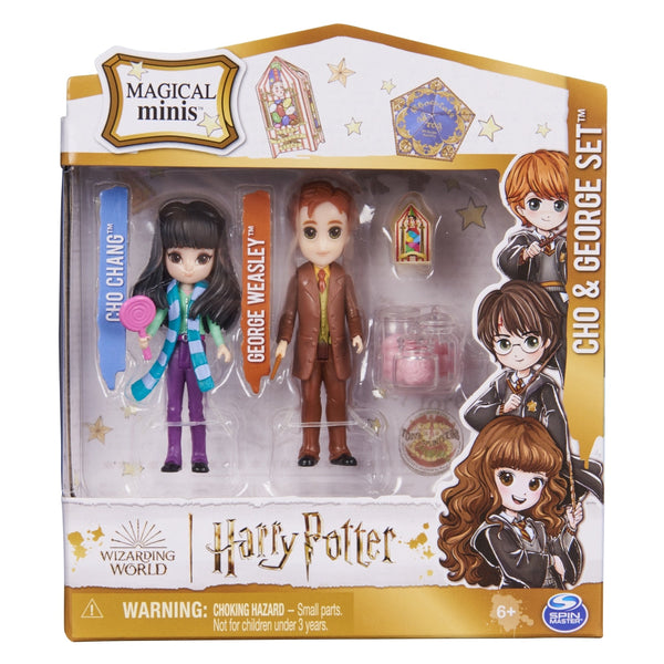 HARRY POTTER PACK 2 FIGURAS CHO Y GEORGE