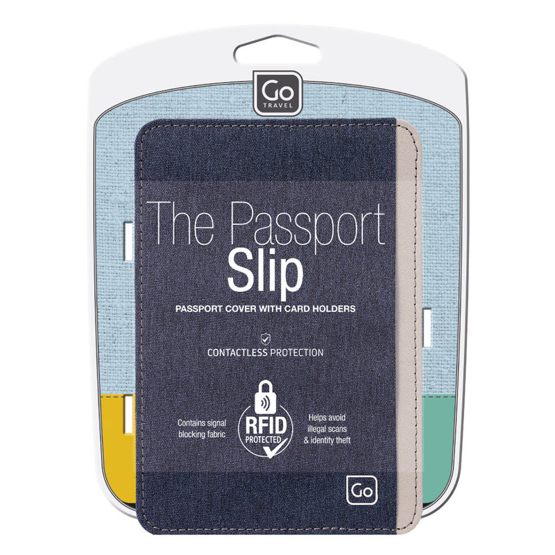 GO TRAVEL Porta Pasaportes Slip RFID
