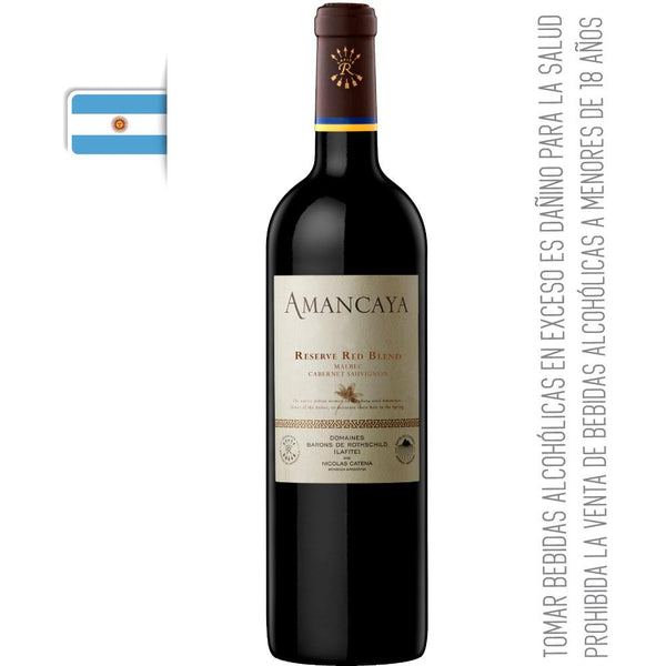 Compra Amancaya Malbec 750 ml vino Argentino desde donde estés en Pharmax Online.  (5831293796504)