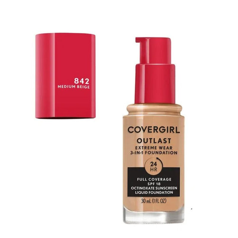 Covergirl Base Outlast Extreme Medium Beige SPF 18