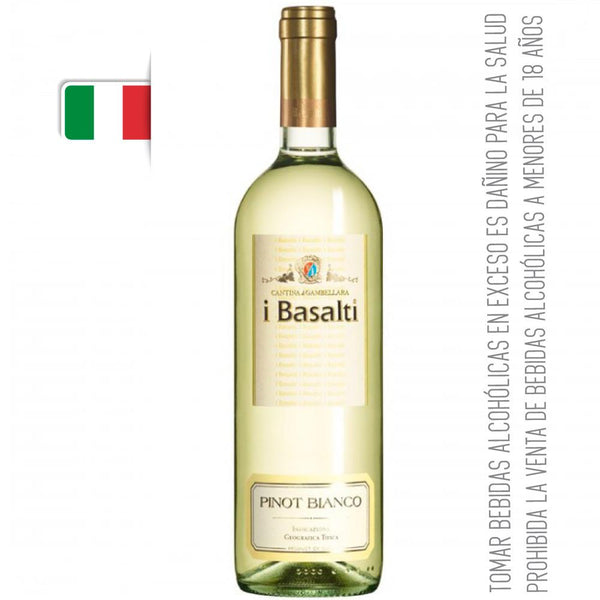 Compra Basalti Pinot Bianco 750 ml Italia desde donde estés en Pharmax Online. Encuentra los mejores vinos, espumantes y licores. (5831289471128)