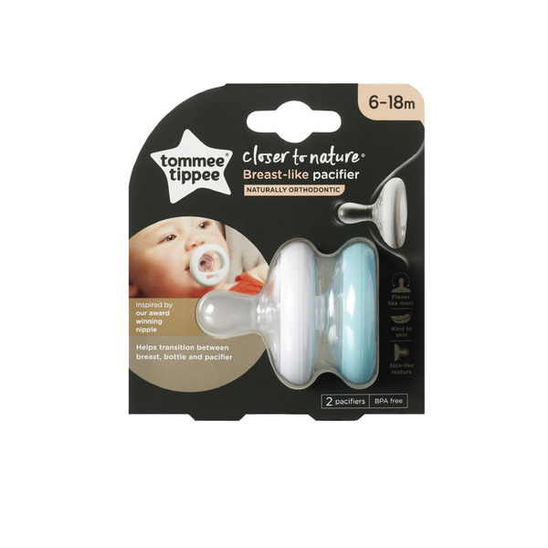 Tommee Tippee Chupones Breast-like 6-18M 2 unidades (5834186752152)