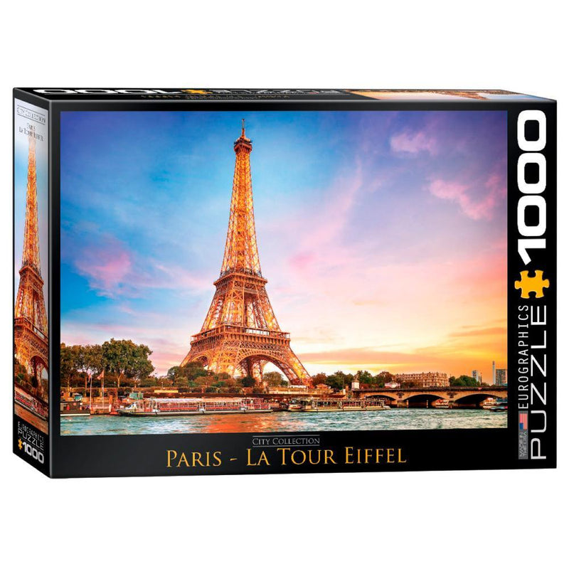 Eurographics City Collection Paris - 1000 piezas. Descubre la belleza de la ciudad de la luz con este rompecabezas. ¡Inicia tu colección de ciudades! (7028768866456)