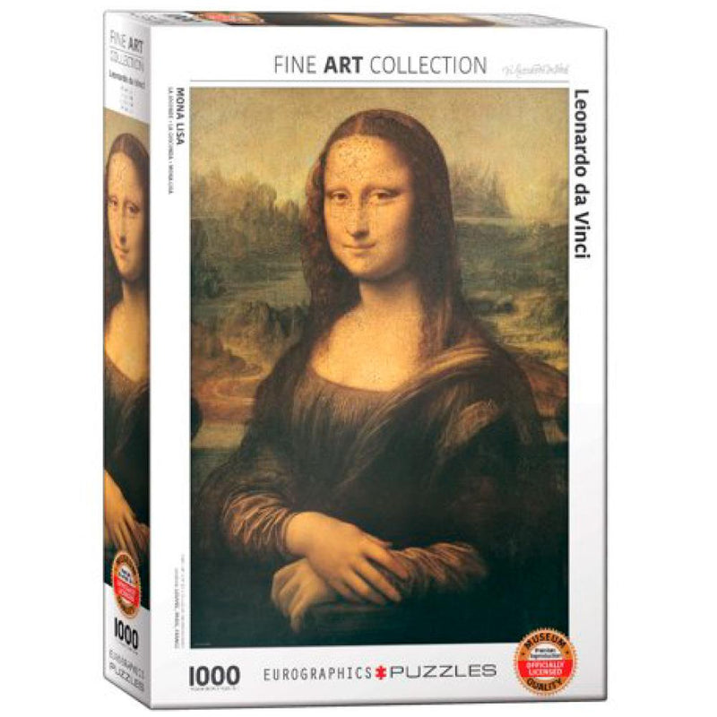 Eurographics Mona Lisa by Da Vinci - 1000 piezas. Rompecabezas de La Gioconda, emblemática obra de arte renacentista.   (6049337770136)