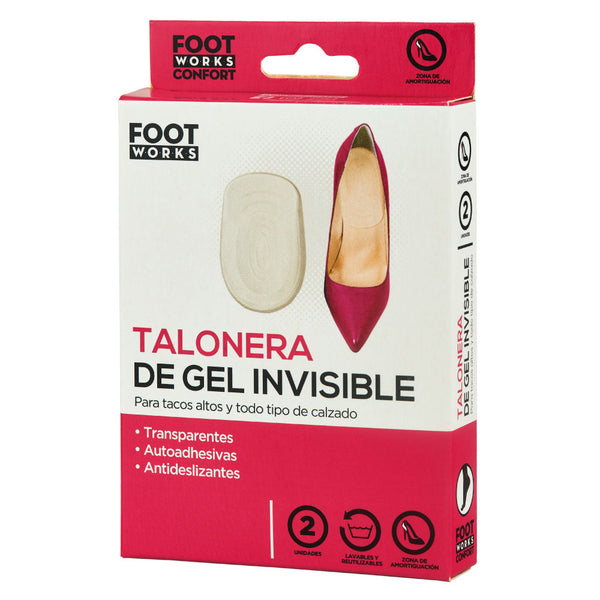 FOOTWORKS Talonera de gel invisible