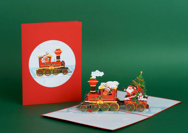 POP Card Navidad tren