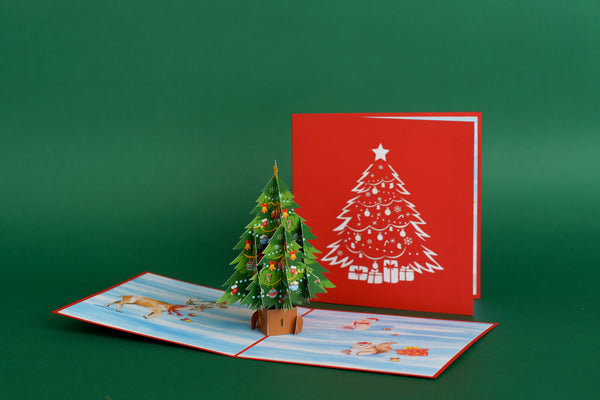 POP Card Navidad árbol
