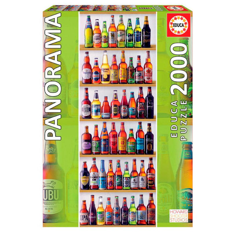 Educa Rompecabezas Cervezas Del Mundo - Panorama 2000 piezas (6778615922840)
