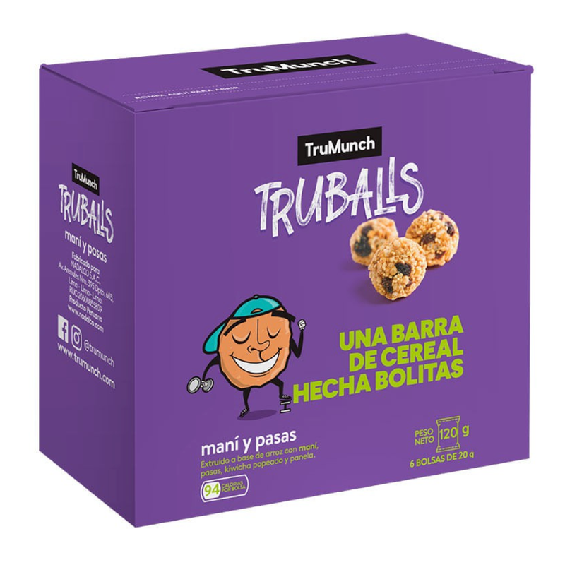 TRUBALLS MANIPASAS BOLITAS DE CEREAL 6PK 20GR