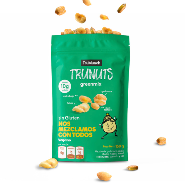 TRUNUTS GREENMIX MEZCLA DE GRANOS X 150GR