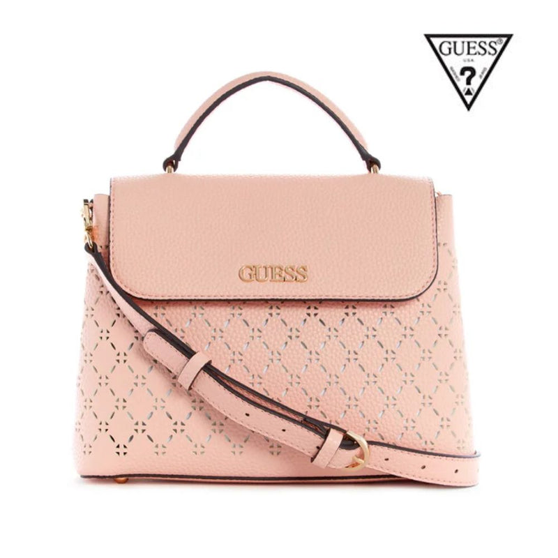 Guess CarteraTop Handle Flap AMARA Beige